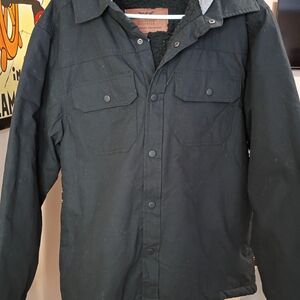 Men's Classic Black Work Jacket